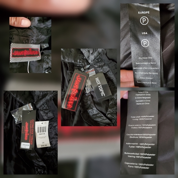 *NWT* Jawbreaker's Victorian Black Keyhole Hi Low Sleeveless Dress - Picture 16 of 16